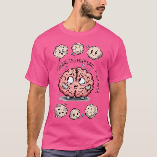 Ängstliches Gehirn T-Shirt (Vorderseite)