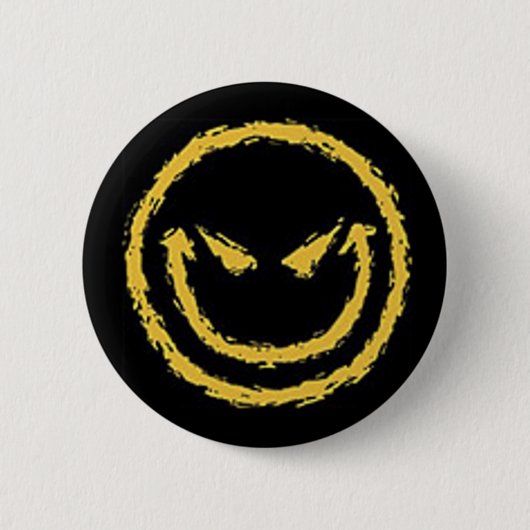ängstliches Gesicht Button (Vorderseite)