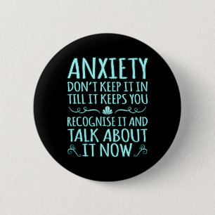 Ängstlichkeit Gespräche darüber Ptsd Awareness Rib Button