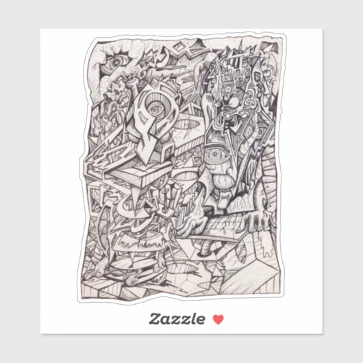 Ängstorgan Aufkleber (Blatt)