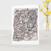 Ängstorgan Karte (Gelbe Blume)