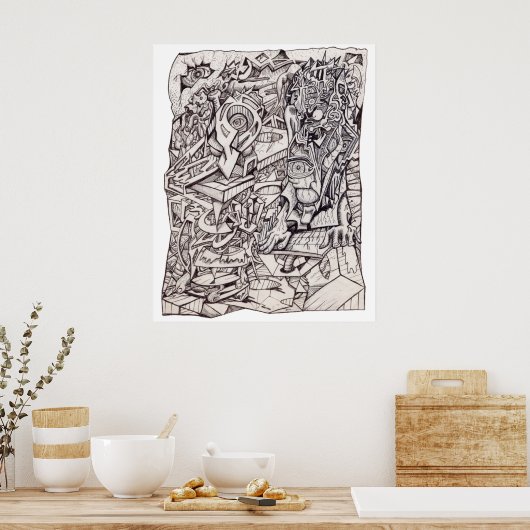 Ängstorgan Poster (Küche)