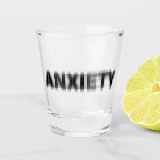Angstschuss Schnapsglas (Vorderseite)