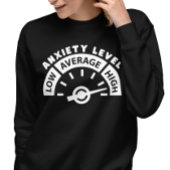 Angststörung und Angstzustände vor und zurück Sweatshirt