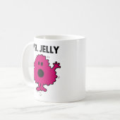 Angstvoller und Nervöser Herr Jelly Kaffeetasse (Vorderseite Links)