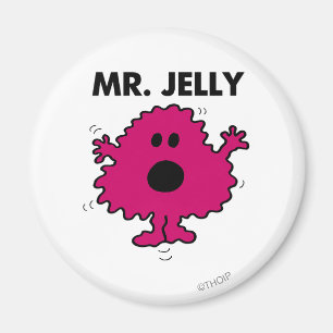 Angstvoller und nervöser Herr Jelly Magnet