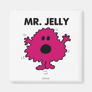 Angstvoller und nervöser Herr Jelly Magnet