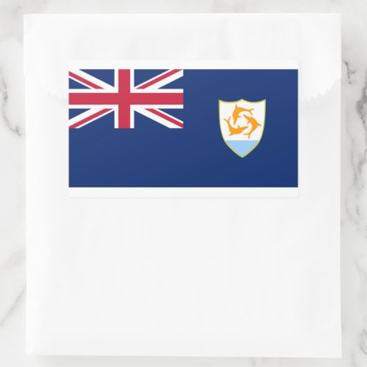Anguila Flag Sticker (Tasche)