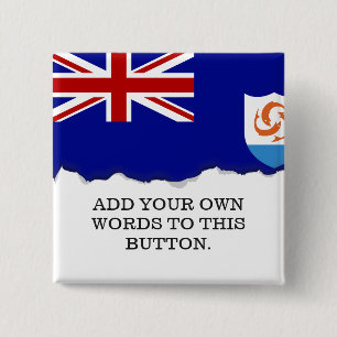 Anguila Flagge Button