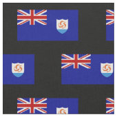 Anguila Flagge Stoff (Nahaufnahme)