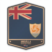 Anguilla Aufkleber (Vorderseite)