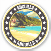 Anguilla Aufkleber (Vorderseite)