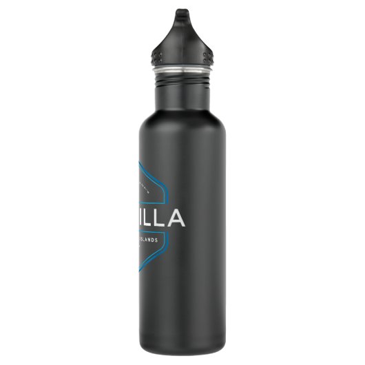 Anguilla Beach Graphic Edelstahlflasche (Rechts)