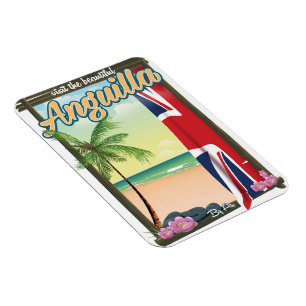 Anguilla British Territory Reiseplakat Magnet
