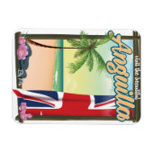Anguilla British Territory Reiseplakat Magnet (Horizontal)