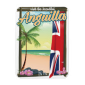 Anguilla British Territory Reiseplakat Magnet (Vertikal)