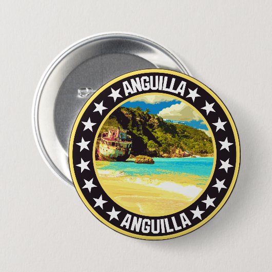 Anguilla Button (Vorne & Hinten)
