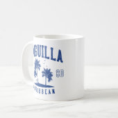 Anguilla Caribbean Palm Tree 1980 Kaffeetasse (Vorderseite Links)