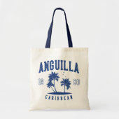 Anguilla Caribbean Palm Tree 1980 Tragetasche (Vorne)