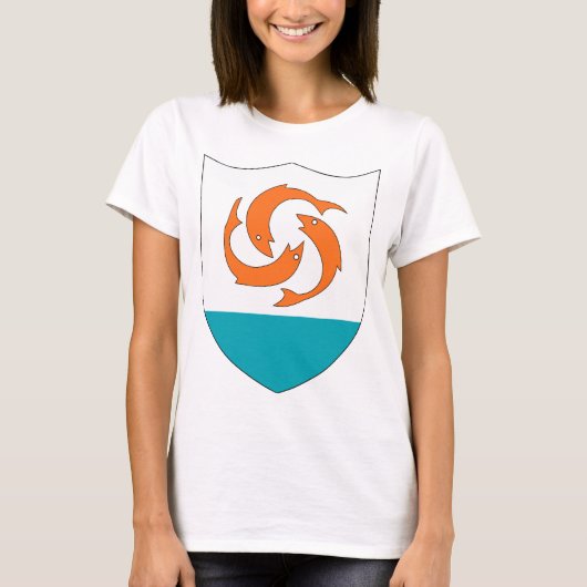 Anguilla Coat of Arms T - Shirt (Vorderseite)