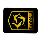 Anguilla Emblem Magnet (Horizontal)
