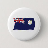 Anguilla Flag Button (Vorderseite)