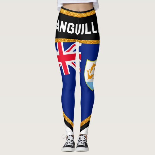 Anguilla Flag Leggings (Vorderseite)