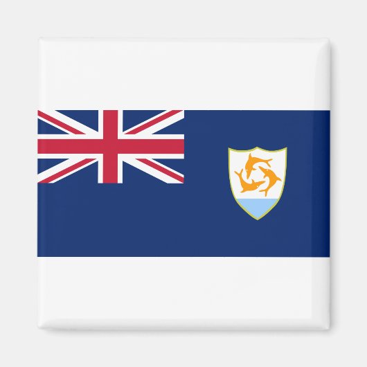 Anguilla Flag Magnet (Vorne)