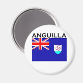 Anguilla Flag Magnet (Vorderseite/Rückseite)