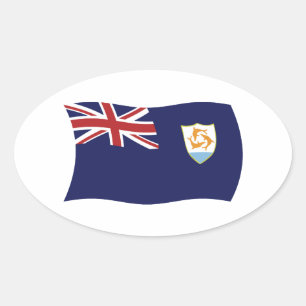 Anguilla Flag Sticker