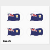 Anguilla Flag Sticker (Blatt)