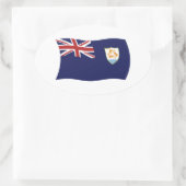 Anguilla Flag Sticker (Tasche)