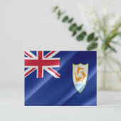 Anguilla - Flag Wave - Postkarte (Stehend Vorderseite)