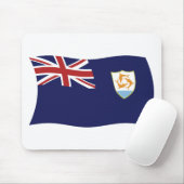 Anguilla-Flagge-Mauspad Mousepad (Mit Mouse)