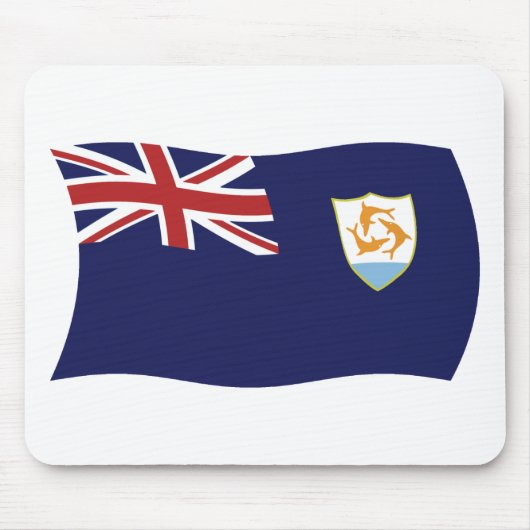 Anguilla-Flagge-Mauspad Mousepad (Vorne)
