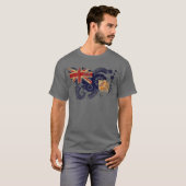 Anguilla-Flagge T-Shirt (Vorne ganz)