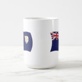 Anguilla-Flagge-Tasse Kaffeetasse (Mittel)