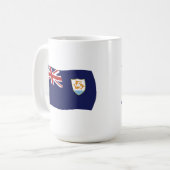 Anguilla-Flagge-Tasse Kaffeetasse (Vorderseite Links)