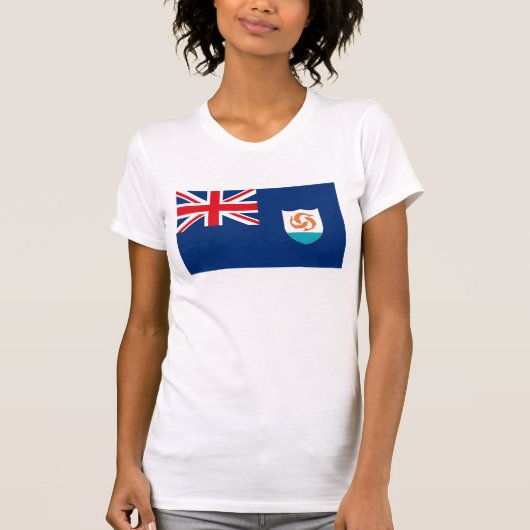 Anguilla-Flaggen-T - Shirt (Vorderseite)