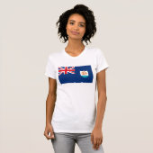 Anguilla-Flaggen-T - Shirt (Vorne ganz)