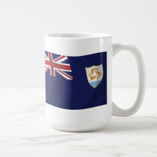 Anguilla-Flaggen-Tasse Kaffeetasse