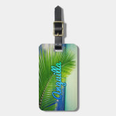 Anguilla Gepäckanhänger (Vorderseite vertikal)