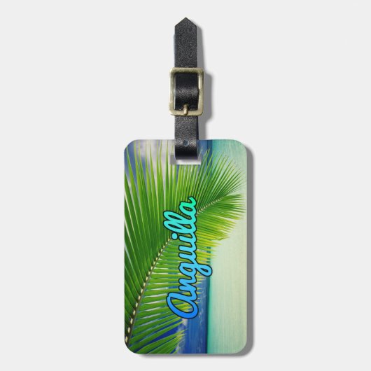 Anguilla Gepäckanhänger (Vorderseite vertikal)