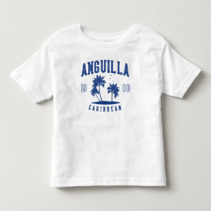 Anguilla Karibische Palme 1980 Kleinkind T-shirt