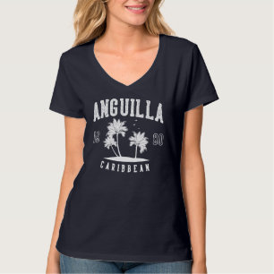 Anguilla Karibische Palme 1980 T-Shirt