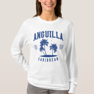 Anguilla Karibische Palme 1980 T-Shirt