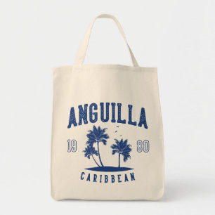 Anguilla Karibische Palme 1980 Tragetasche