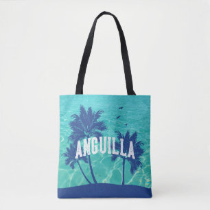 Anguilla Karibische Palme Tasche