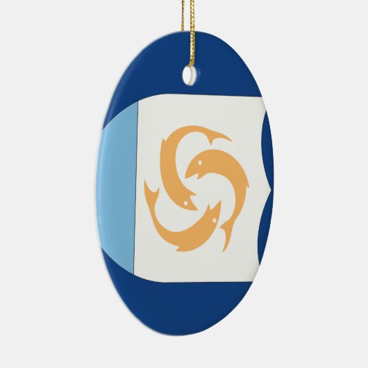 Anguilla Keramik Ornament (Rechts)