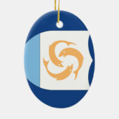 Anguilla Keramik Ornament (Hinten)